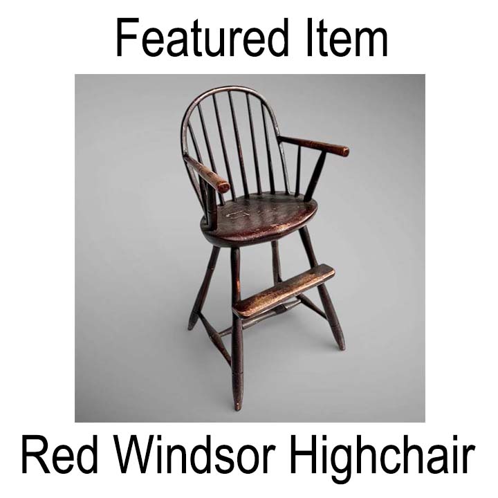 Red Windsor Highchair